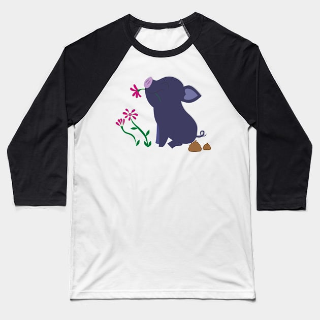 cute Pig Baseball T-Shirt by ngoclucbkhn